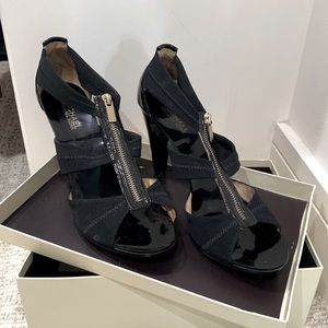 Michael Kors zipper sandal heel 11